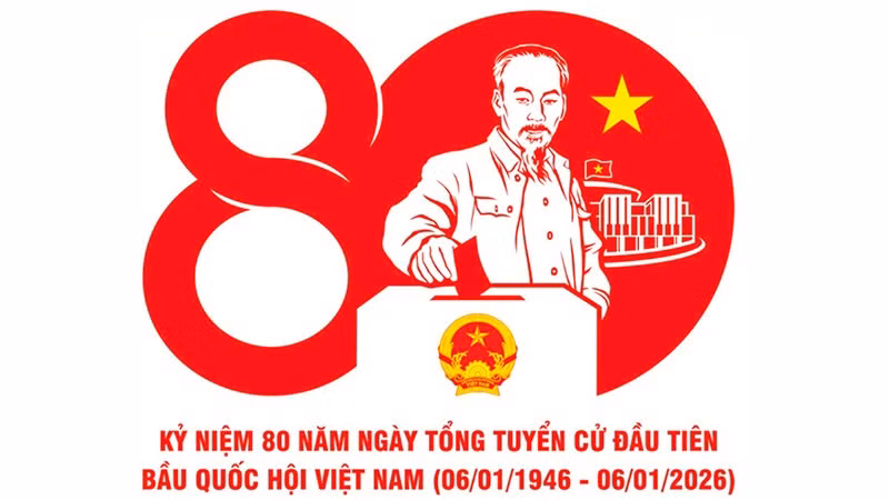 Phê duyệt biểu trưng Kỷ niệm 80 năm Ngày Tổng tuyển cử đầu tiên