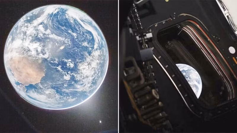 Hình ảnh ngoạn mục chụp Trái đất từ vũ trụ