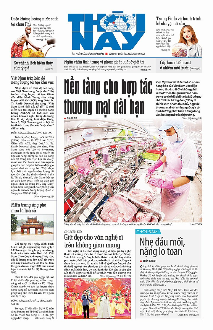 Đón đọc Thời Nay số 1648, phát hành thứ năm, ngày 30/10