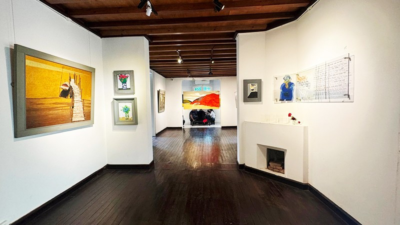 Một góc phòng triển lãm.