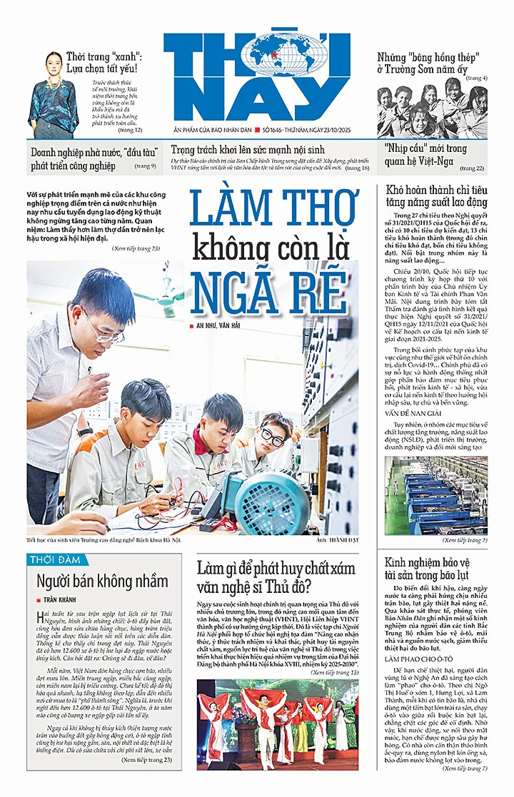 Đón đọc Thời Nay số 1646, phát hành thứ năm, ngày 23/10