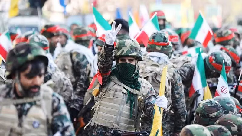 Một đơn vị thuộc lực lượng IRGC của Iran. Ảnh: CNN