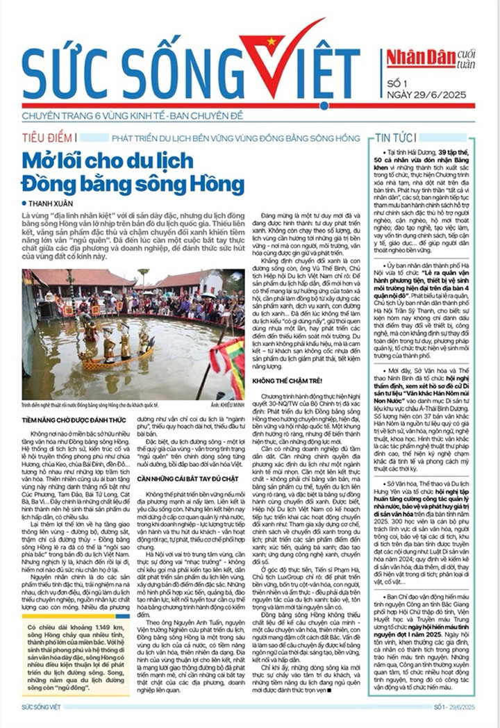 Ra mắt phụ trương “Sức sống Việt”