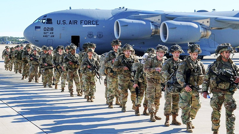 Mỹ không loại trừ khả năng đưa bộ binh tới Iran. Ảnh: ABC NEWS