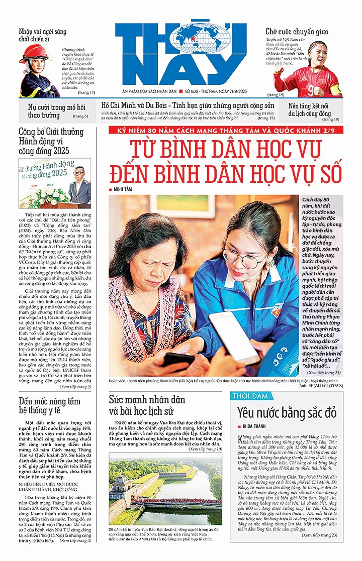 Đón đọc Thời Nay số 1628, phát hành thứ năm, ngày 21/8