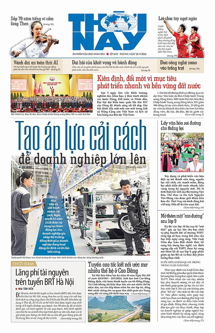 Đón đọc Thời Nay số 1673, phát hành thứ hai, ngày 26/1