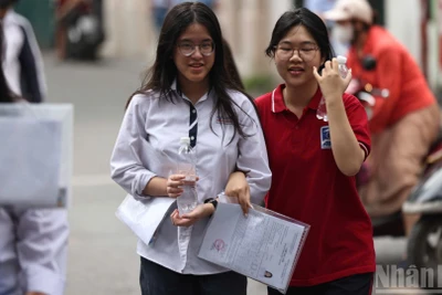 Thí sinh tại Kỳ thi tốt nghiệp THPT năm 2025 (Ảnh: ĐẠI THẮNG)