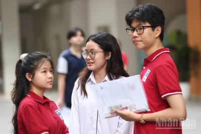 Thí sinh tham dự Kỳ thi tốt nghiệp THPT năm 2025. (Ảnh: ĐẠI THẮNG)