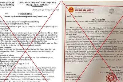 Thông tin giả về học bổng, tài trợ du học.