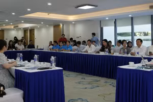 Quang cảnh hội nghị. (Ảnh: LÊ ĐÌNH THÌN) 