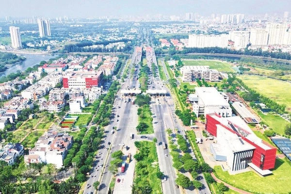 Khu nam Thành phố Hồ Chí Minh. (Ảnh THẾ ANH)