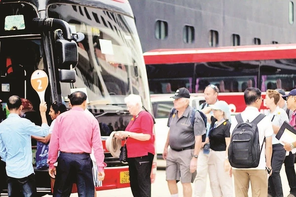 Khách du lịch tàu biển đến Quảng Ninh tăng mạnh trong dịp cuối năm 2025.