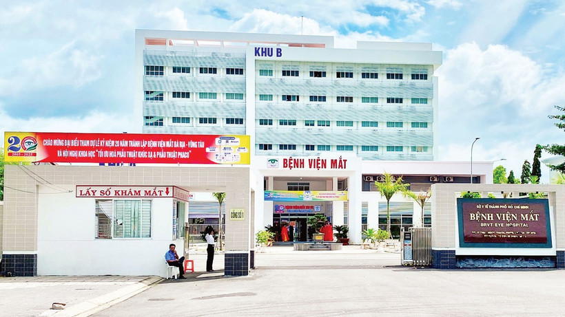 Trụ sở Bệnh viện Mắt Bà Rịa-Vũng Tàu, phường Bà Rịa, Thành phố Hồ Chí Minh.