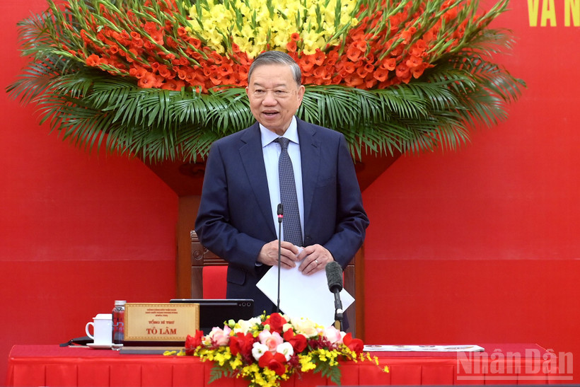 Tổng Bí thư Tô Lâm. (Ảnh: ĐĂNG KHOA)