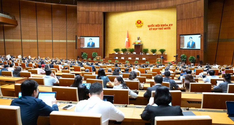 Tại phiên góp ý ở tổ về dự án Luật An ninh mạng, các đại biểu Quốc hội cơ bản nhất trí về sự cần thiết ban hành dự án Luật quan trọng này. (Nguồn QUOCHOI.VN)