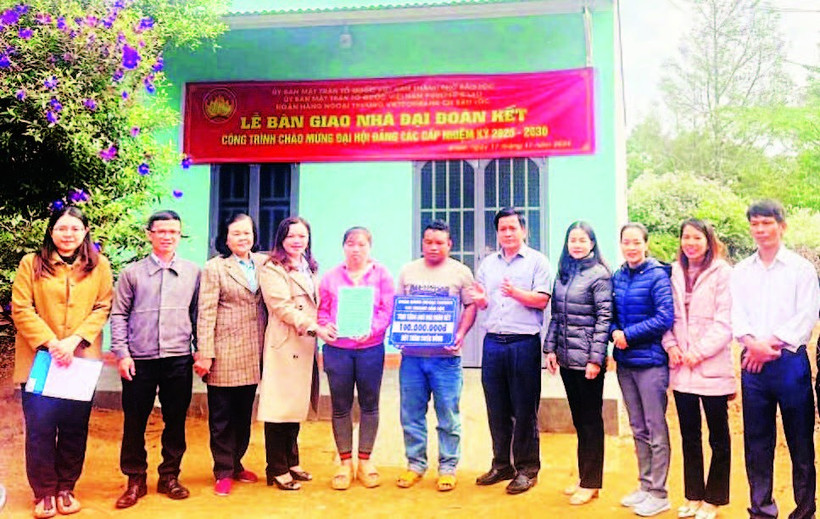 Thành phố Bảo Lộc, tỉnh Lâm Đồng đã hoàn thành kế hoạch xóa nhà tạm, nhà dột nát. (Ảnh VĂN BẢO)