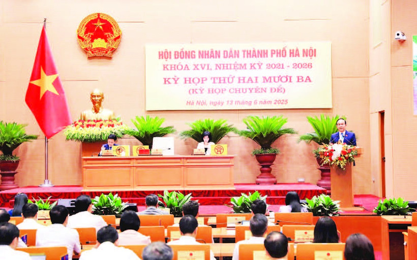 Kỳ họp thứ 23 Hội đồng nhân dân thành phố Hà Nội.