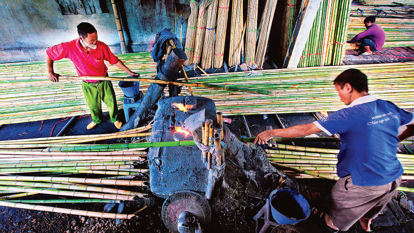 Làng nghề tre trúc Xuân Lai