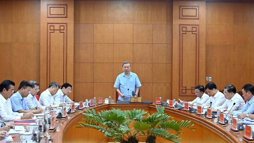 Tổng Bí thư Tô Lâm chủ trì họp Thường trực Ban Chỉ đạo Trung ương về phòng, chống tham nhũng, lãng phí, tiêu cực.