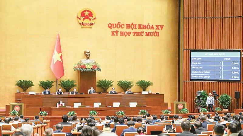 Kỳ họp thứ mười, Quốc hội khóa XV. Ảnh trong bài | Duy Linh