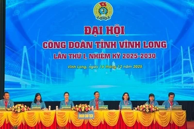Liên đoàn Lao động tỉnh Vĩnh Long tổ chức Đại hội Công đoàn tỉnh Vĩnh Long lần thứ nhất, nhiệm kỳ 2025-2030.