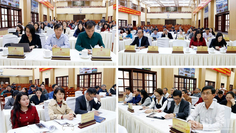 Đại biểu tham dự tại Hội trường Tỉnh ủy Lâm Đồng. ndo_br_1-5610.jpg