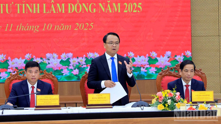 Phó Bí thư Tỉnh ủy Lâm Đồng Đặng Hồng Sỹ khẳng định, Đại hội đại biểu Đảng bộ tỉnh Lâm Đồng lần thứ I, nhiệm kỳ 2025-2030 thành công tốt đẹp. ndo_br_h-8.jpg