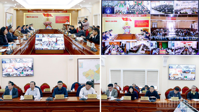 Toàn bộ quá trình vận hành thử nghiệm tại các địa phương được giám sát chặt chẽ, phát sóng trực tiếp đến các điểm cầu chính của 3 Văn phòng Tỉnh ủy để Thường trực Tỉnh ủy 3 tỉnh Lâm Đồng, Bình Thuận, Đắk Nông có thể theo dõi, đánh giá. ndo_br_1-6783.jpg