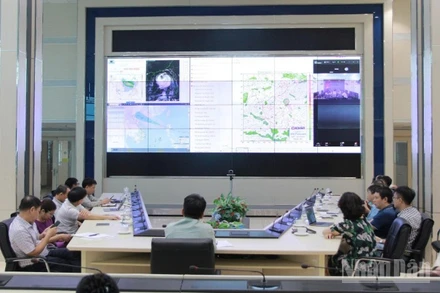 Cục Khí tượng thủy văn (Bộ Tài nguyên và Môi trường) tổ chức cuộc họp trực tuyến về công tác dự báo, cảnh báo và ứng phó với cơn bão Matmo.
