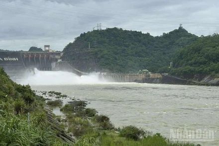 Công ty Thủy điện Hòa Bình được lệnh đóng một cửa xả đáy hồ thủy điện Hòa Bình từ 18 giờ ngày 18/8.