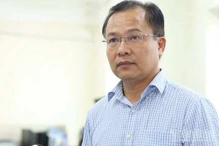 Ông Lê Ngọc Quyền, Phó Giám đốc Đài Khí tượng thủy văn Bắc Bộ (Cục Khí tượng Thủy văn, Bộ Nông nghiệp và Môi trường) khuyến cáo người dân về mưa lũ lớn ở Bắc Bộ.