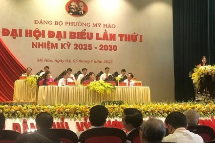  Đại hội đại biểu Đảng bộ phường Mỹ Hào lần thứ I, nhiệm kỳ 2025-2030.