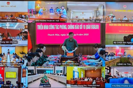 Chiều 28/9, Phó Thủ tướng Chính phủ Trần Hồng Hà chủ trì cuộc họp trực tuyến với các địa phương về công tác ứng phó khẩn cấp bão số 10.