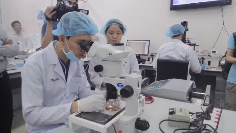 Hoạt động nghiên cứu khoa học tại Đại học Quốc gia Thành phố Hồ Chí Minh.