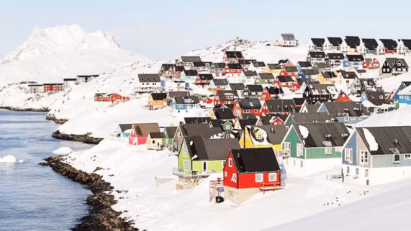 Thủ phủ Nuuk của Greenland. (Ảnh: Tân Hoa xã)