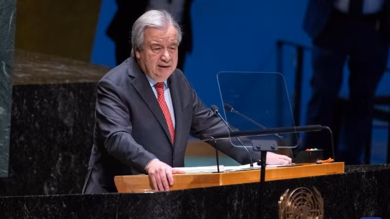 Tổng Thư ký Liên hợp quốc Antonio Guterres. (Ảnh: Tân Hoa xã)