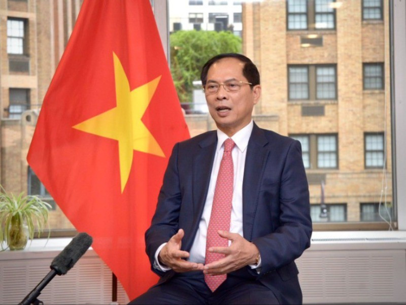 Phó Thủ tướng, Bộ trưởng Ngoại giao Bùi Thanh Sơn. (Ảnh: Bộ Ngoại giao cung cấp)