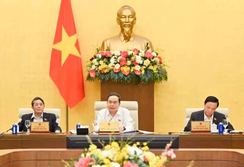 Chủ tịch Quốc hội Trần Thanh Mẫn. (Ảnh: DUY LINH)