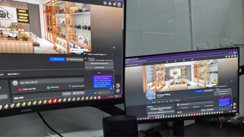 Tháng 5, lực lượng chức năng Đà Nẵng phát hiện và thu giữ tang vật của 1 đối tượng nghi vấn lừa đảo chiếm đoạt tài sản qua mạng xã hội Facebook. (Ảnh: Công an cung cấp)