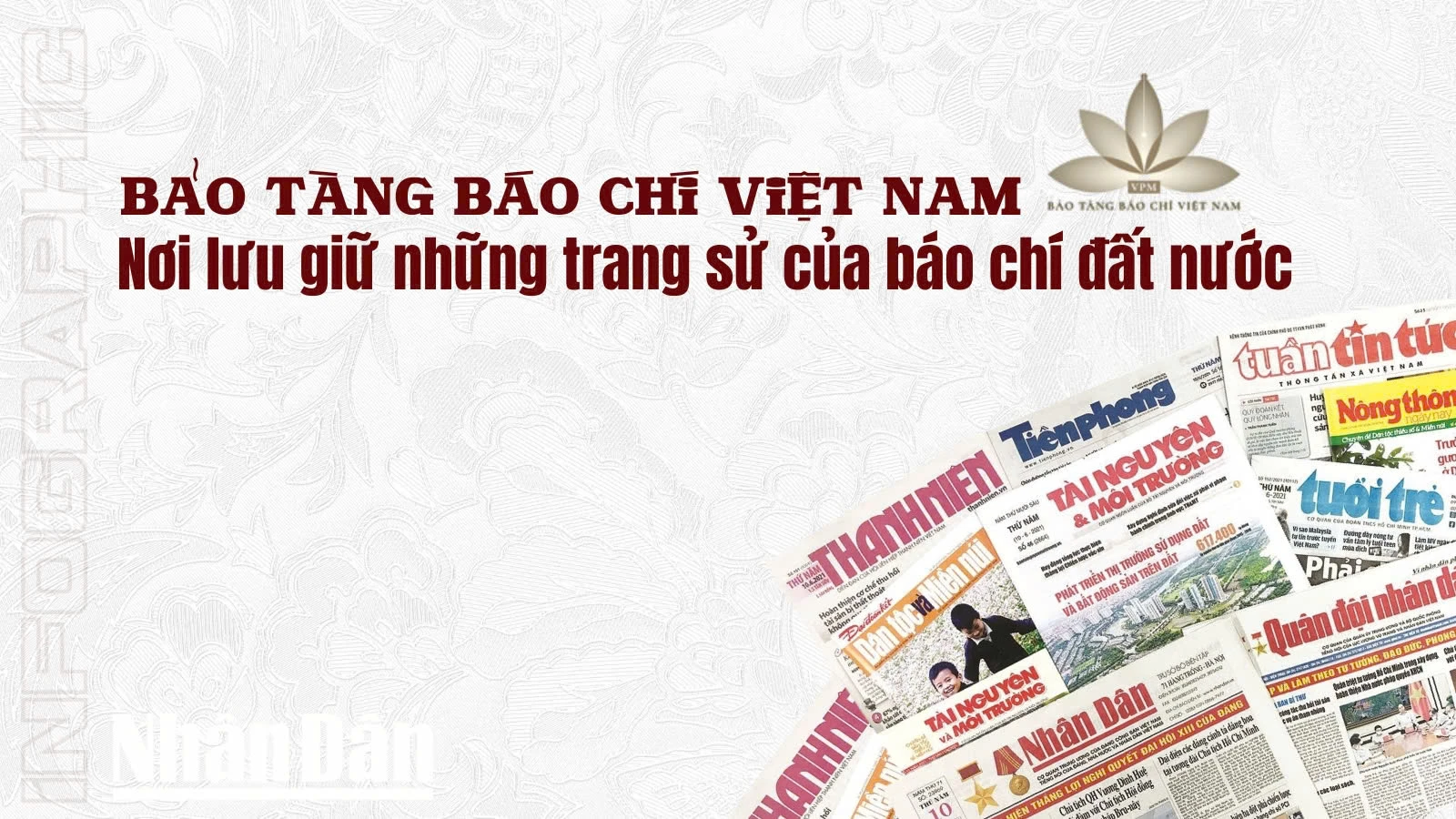 [Infographic] Bảo tàng Báo chí Việt Nam, nơi lưu giữ những trang sử của báo chí đất nước