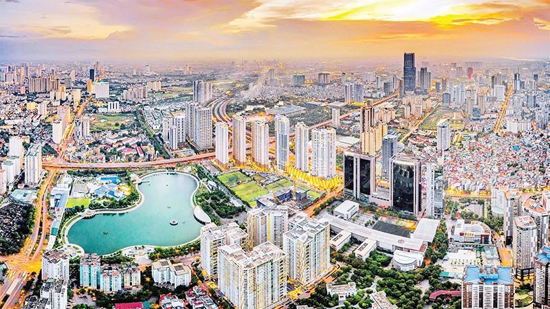 Đại hội Đảng bộ thành phố lần thứ 18 với mục tiêu xây dựng Thủ đô ngày càng văn minh, hiện đại hơn. (Ảnh THANH HẢI)