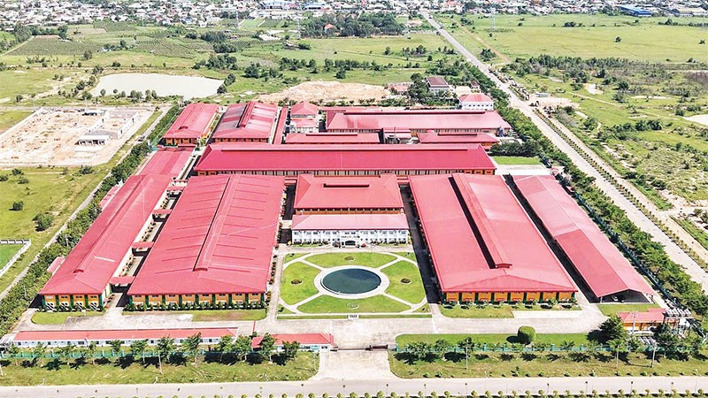 Khu công nghiệp trên địa bàn tỉnh Lâm Đồng đang phát triển hạ tầng.