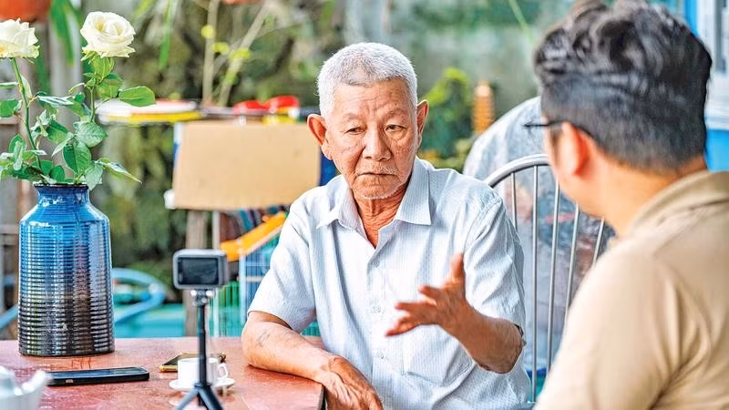 Ông Lê Lan chia sẻ về những ký ức Hoàng Sa.