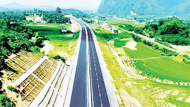 Phối cảnh đường cao tốc Hòa Bình-Mộc Châu.