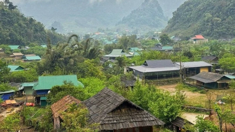 Một góc Điểm du lịch cộng đồng Mường Lống, xã Mường Lống, tỉnh Nghệ An.