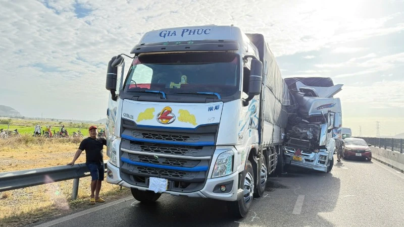 Hiện trường vụ tai nạn.