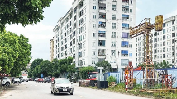 Khu nhà ở xã hội tại phường Phố Hiến, tỉnh Hưng Yên.