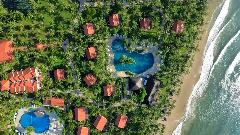 Không gian xanh tại các resort.