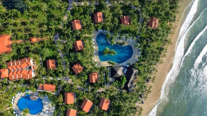 Không gian xanh tại các resort.