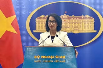 Người phát ngôn Bộ Ngoại giao Phạm Thu Hằng.